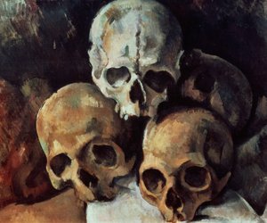 Pyramid of skulls, 1898-1900